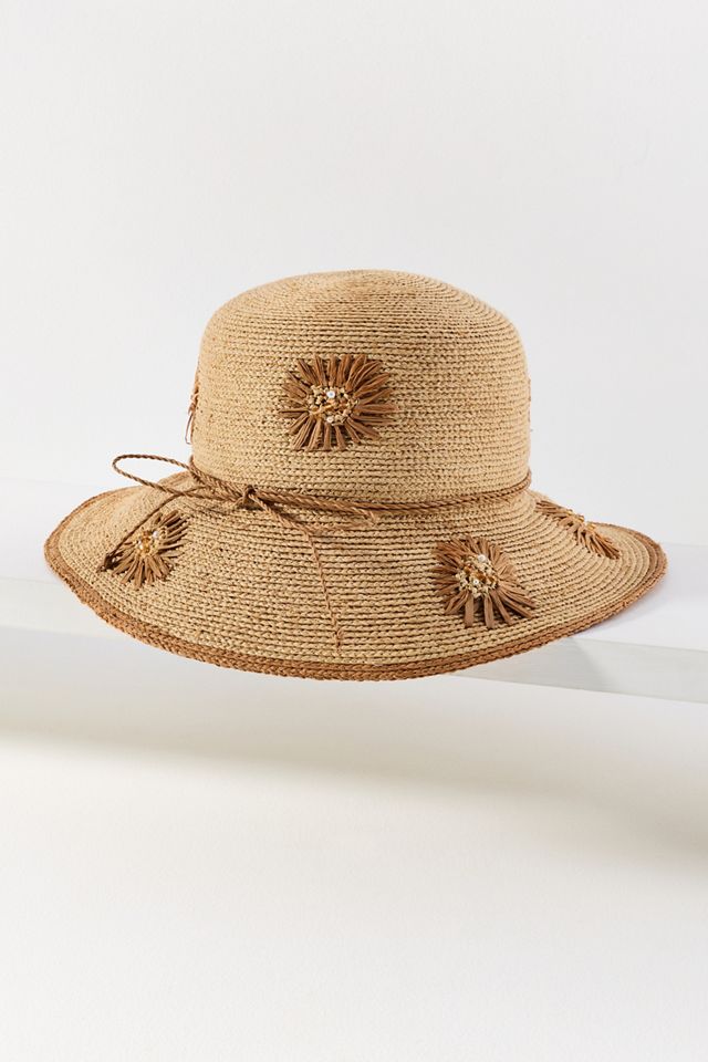 Cheveux Corp. Raffia Bucket Hat #1