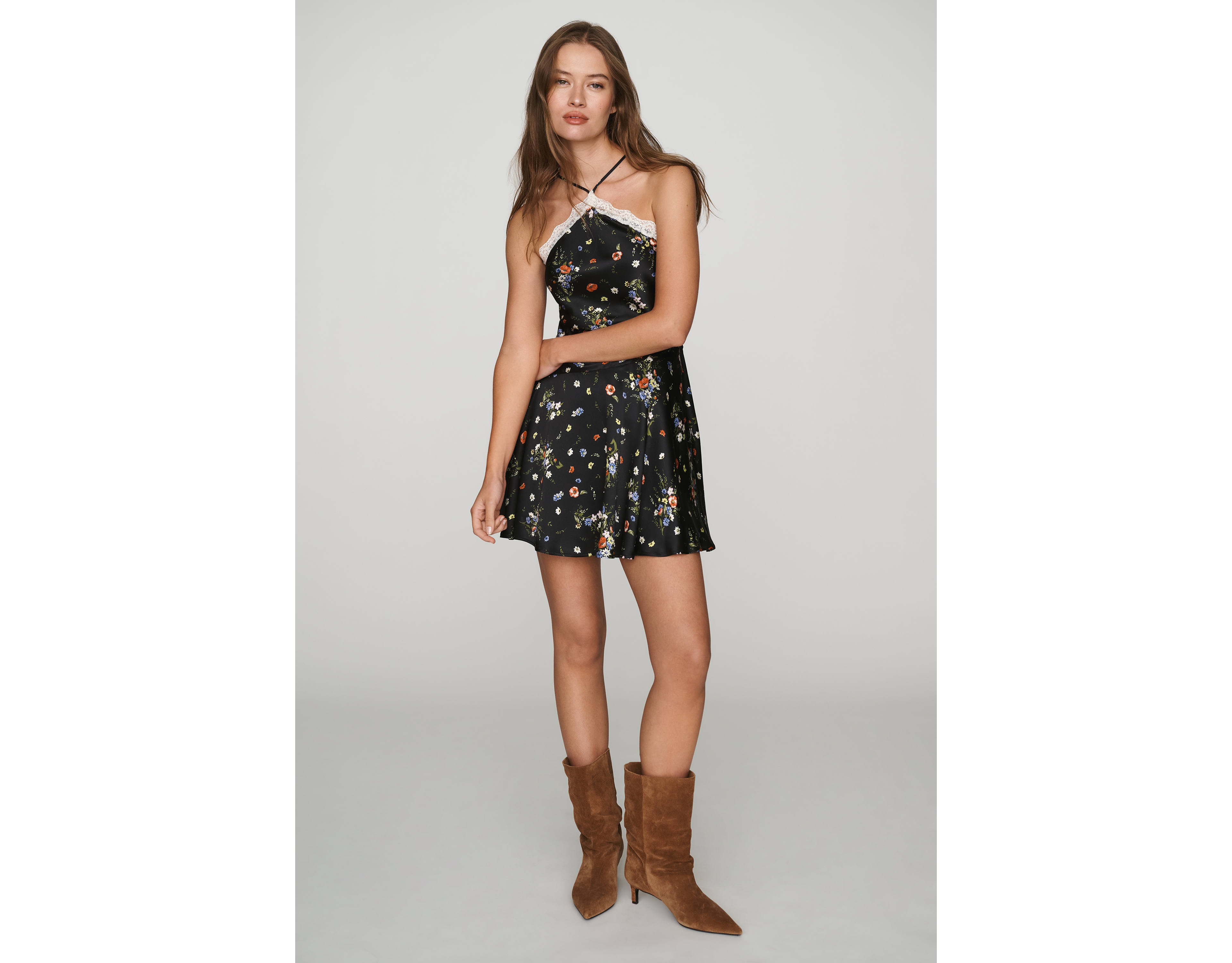 Black Suede Studio Marty Scrunch Boots