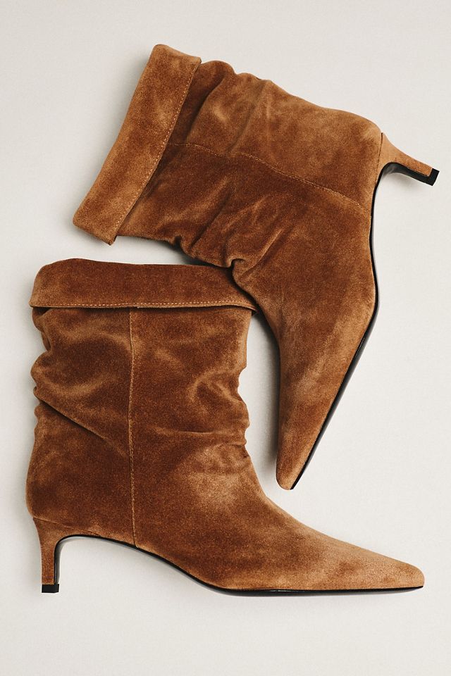 Black Suede Studio Marty Scrunch Boots #1