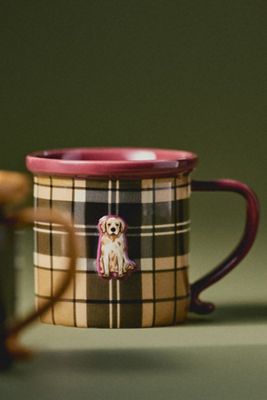 Barbour x Anthropologie Stoneware Dog Mug