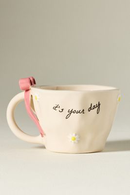 Naetive Studio Stoneware Birthday Mug