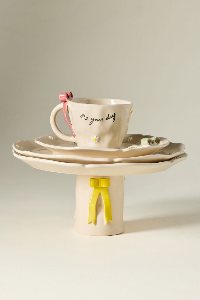 Naetive Studio Stoneware Birthday Cake Stand #1