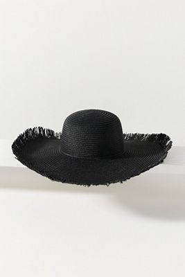 Lucky Zone Wide Brim Frayed Sun Hat