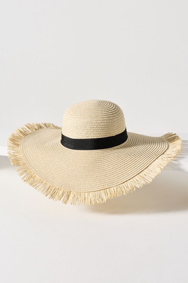 Lucky Zone Frayed Brim Sun Hat #1