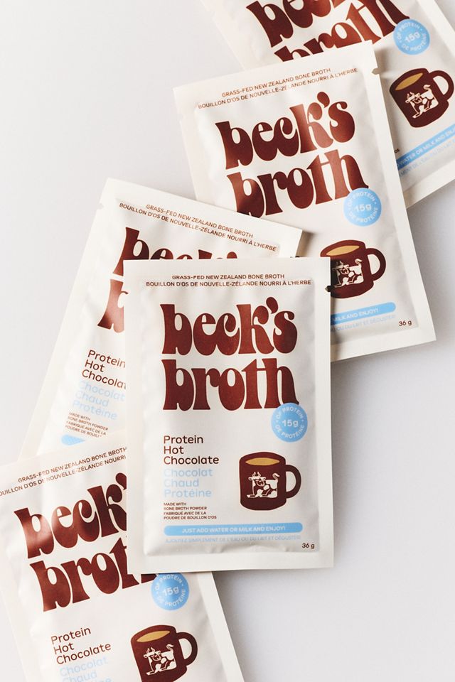 Beck's Broth Protein Hot Chocolate Packs, Set of 5 #1