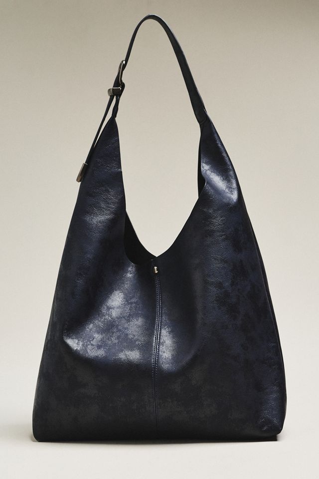 By Anthropologie Love Knot Burnished Buckle Slouchy Bag #2