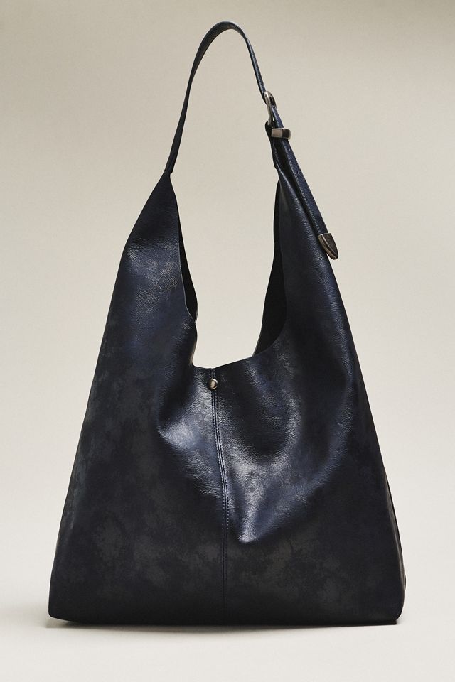 By Anthropologie Love Knot Burnished Buckle Slouchy Bag #1