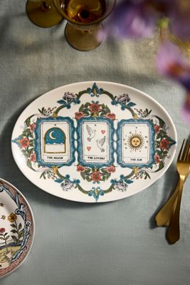 Tarot Stoneware Serving Platter