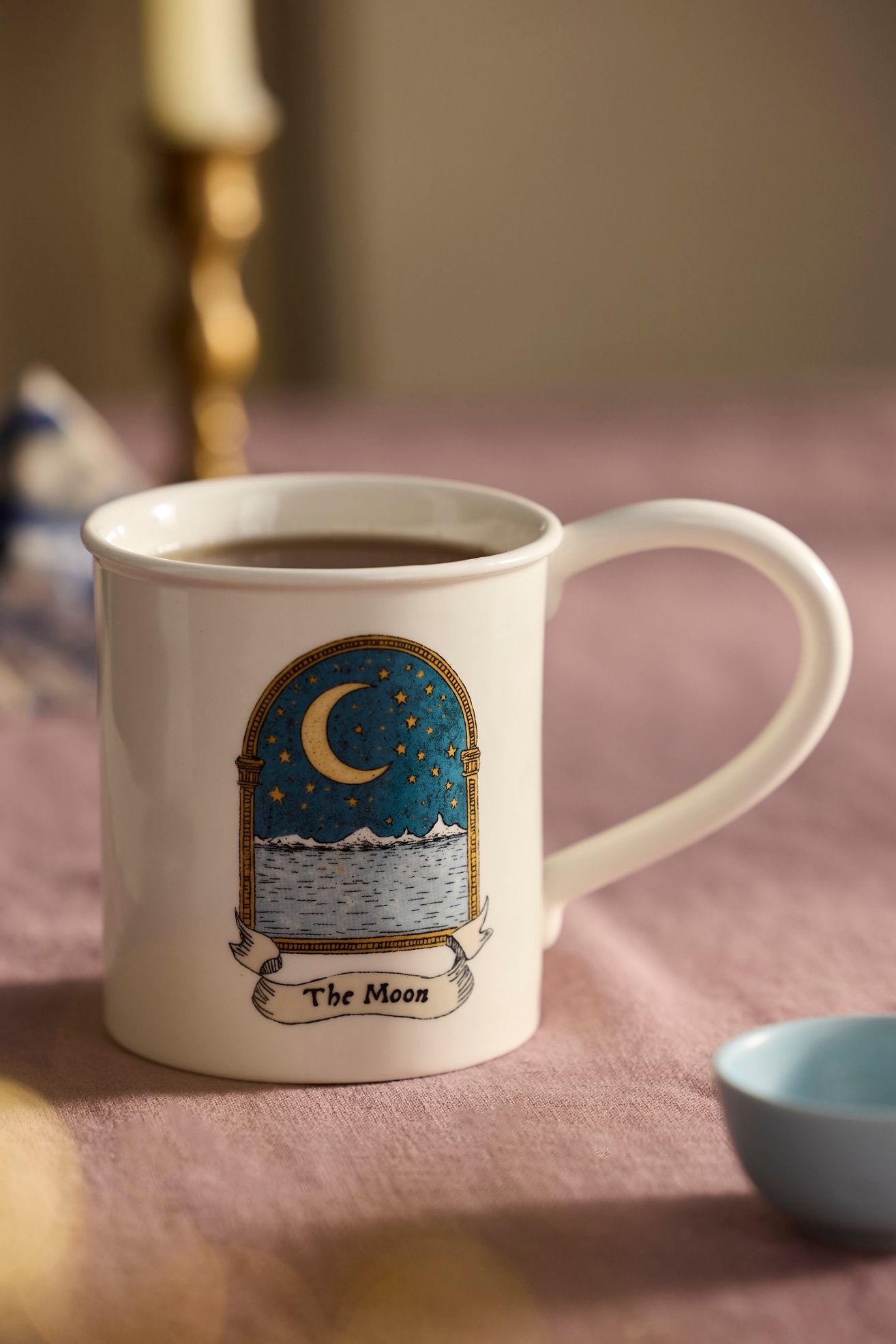Tarot Stoneware Mug - The Moon, One Size
