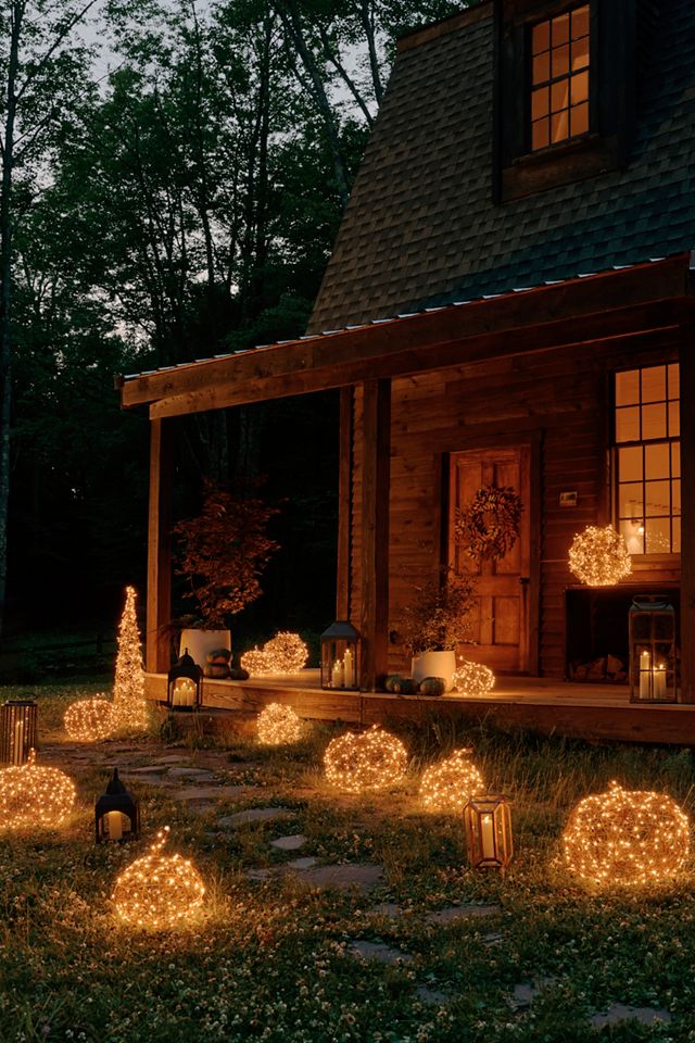 Illuminated Vine Pumpkin #2