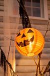 Jack-o’-Lantern Solar LED Globe Lantern