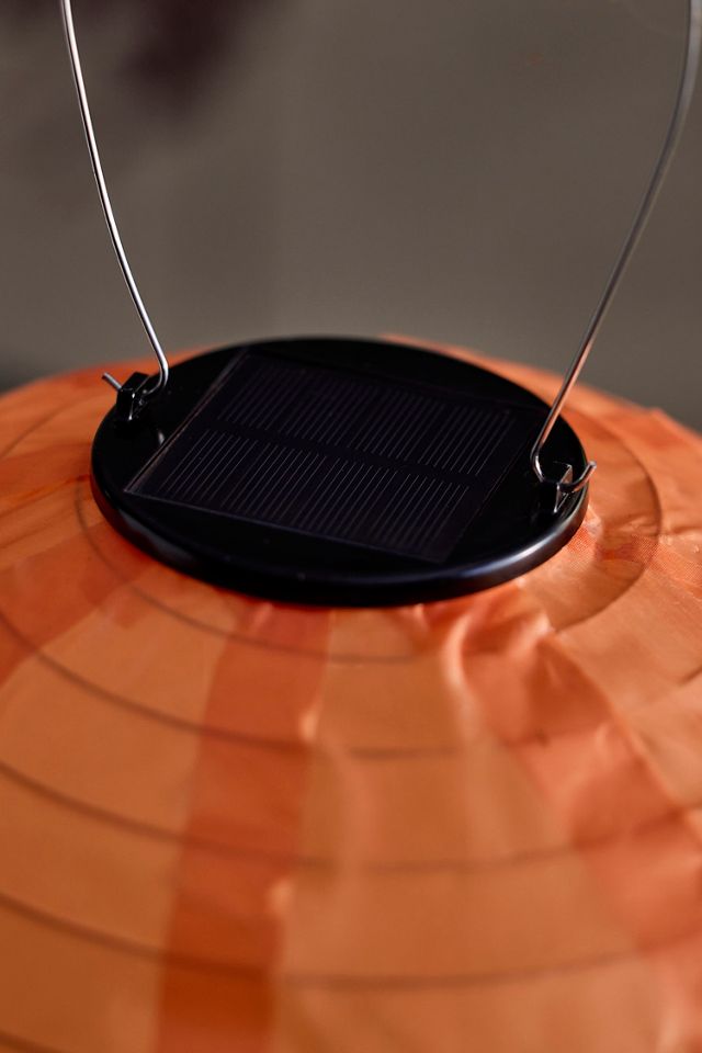Jack-o’-Lantern Solar LED Globe Lantern #1