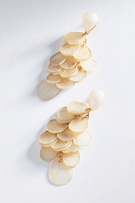 Paillette Cluster Drop Earrings