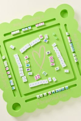 A Beautiful Line Floating Mahjong Pool Mat