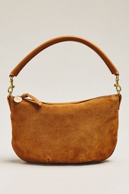 Clare V. Petit Suede Moyen Shoulder Bag