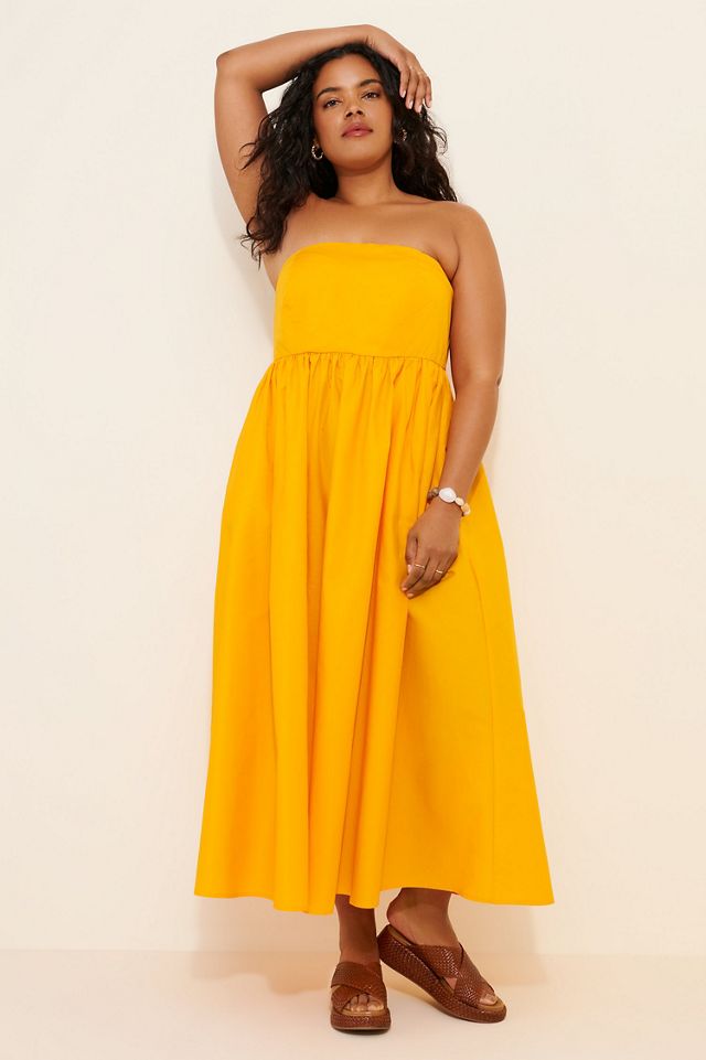 Eloquii Poplin Fit And Flare Maxi Dress #3