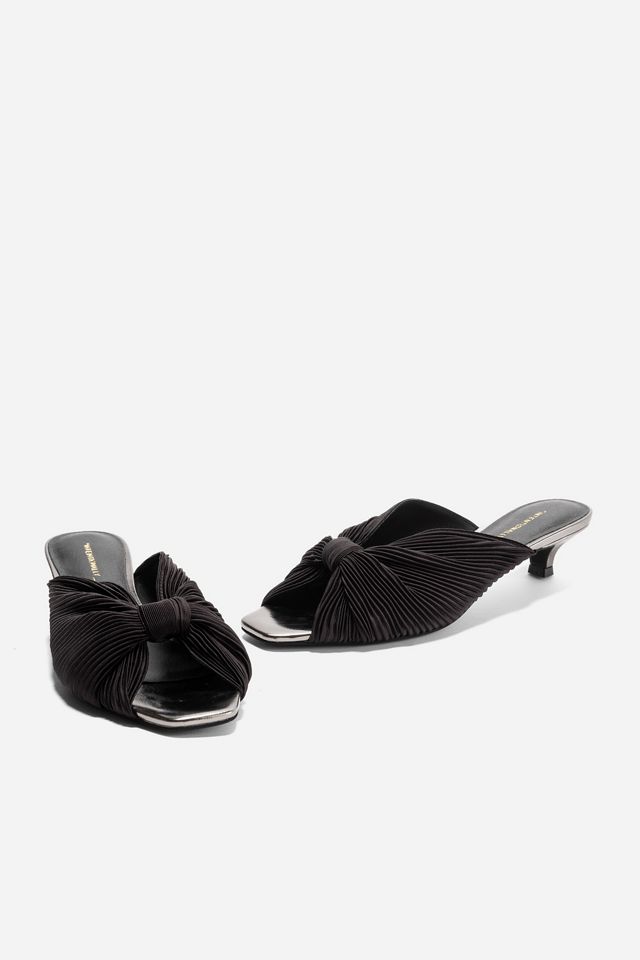 Intentionally Blank Curfew Knotted Mules #1