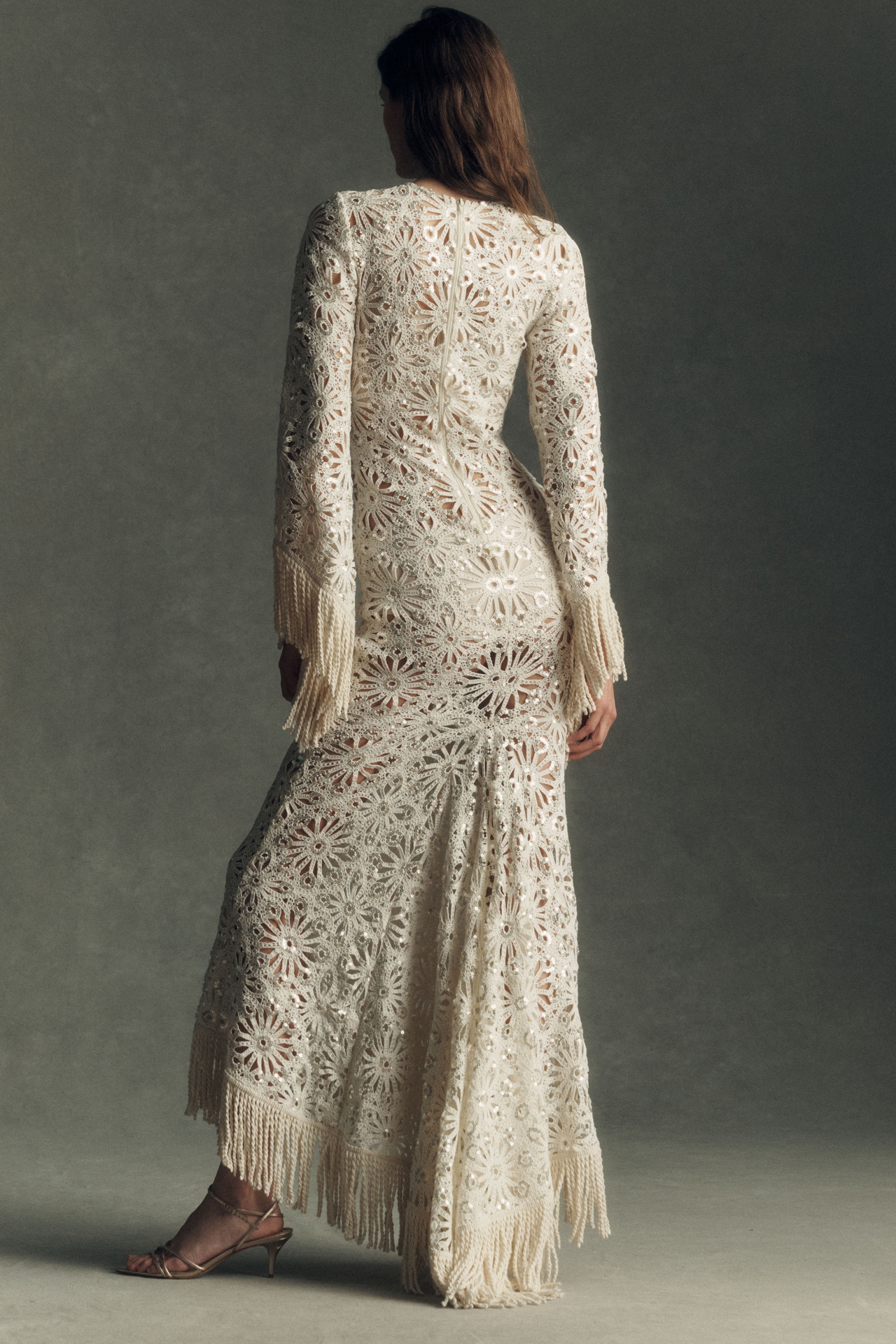 Bronx and Banco Maia Fringe Gown