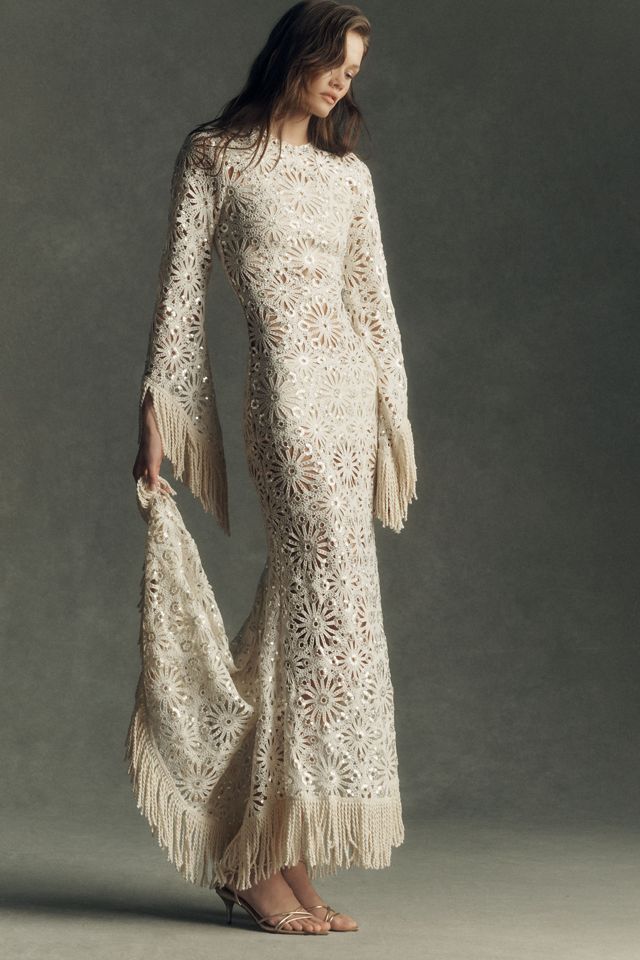 Bronx and Banco Maia Fringe Gown #4
