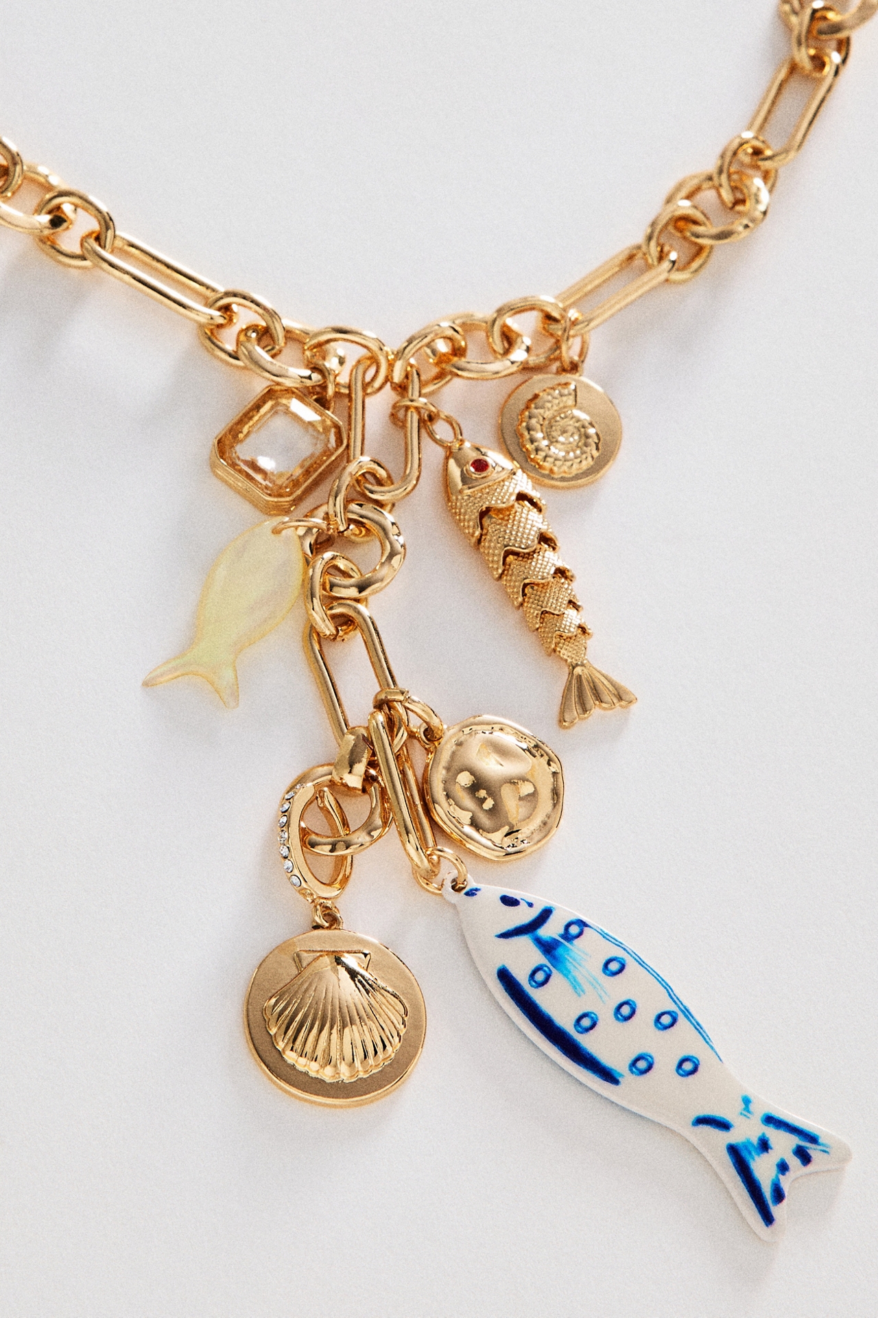Ceramic Charm Necklace