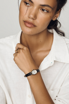 Leather Strap Watch