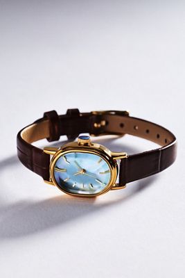 Leather Strap Watch