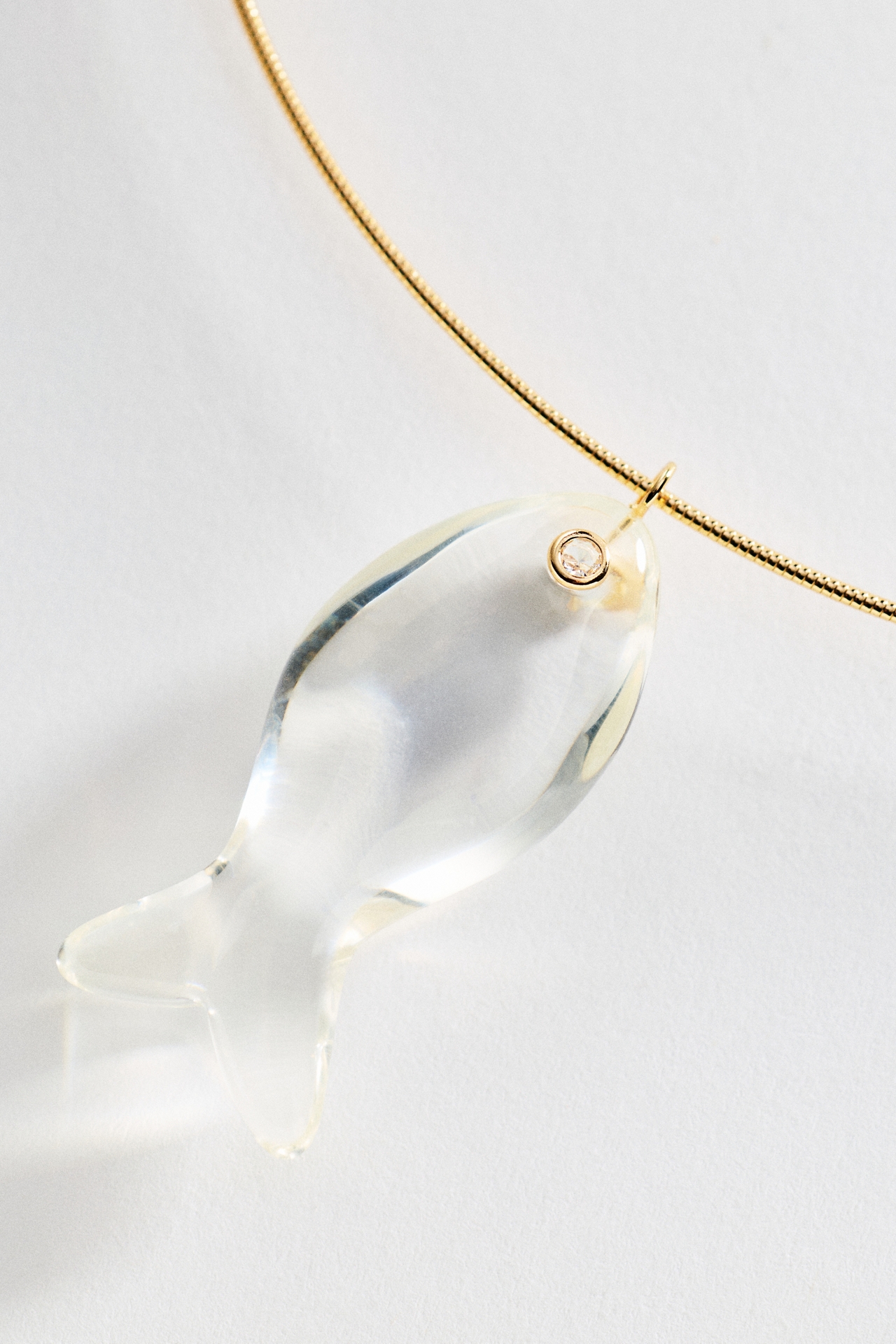 Clear Crystal Collar Necklace
