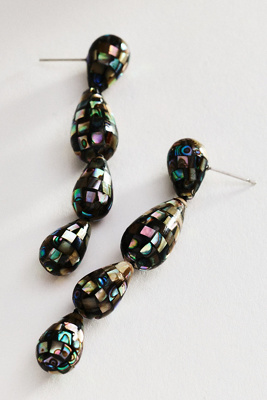 Disco Shell Drop Earrings | Anthropologie