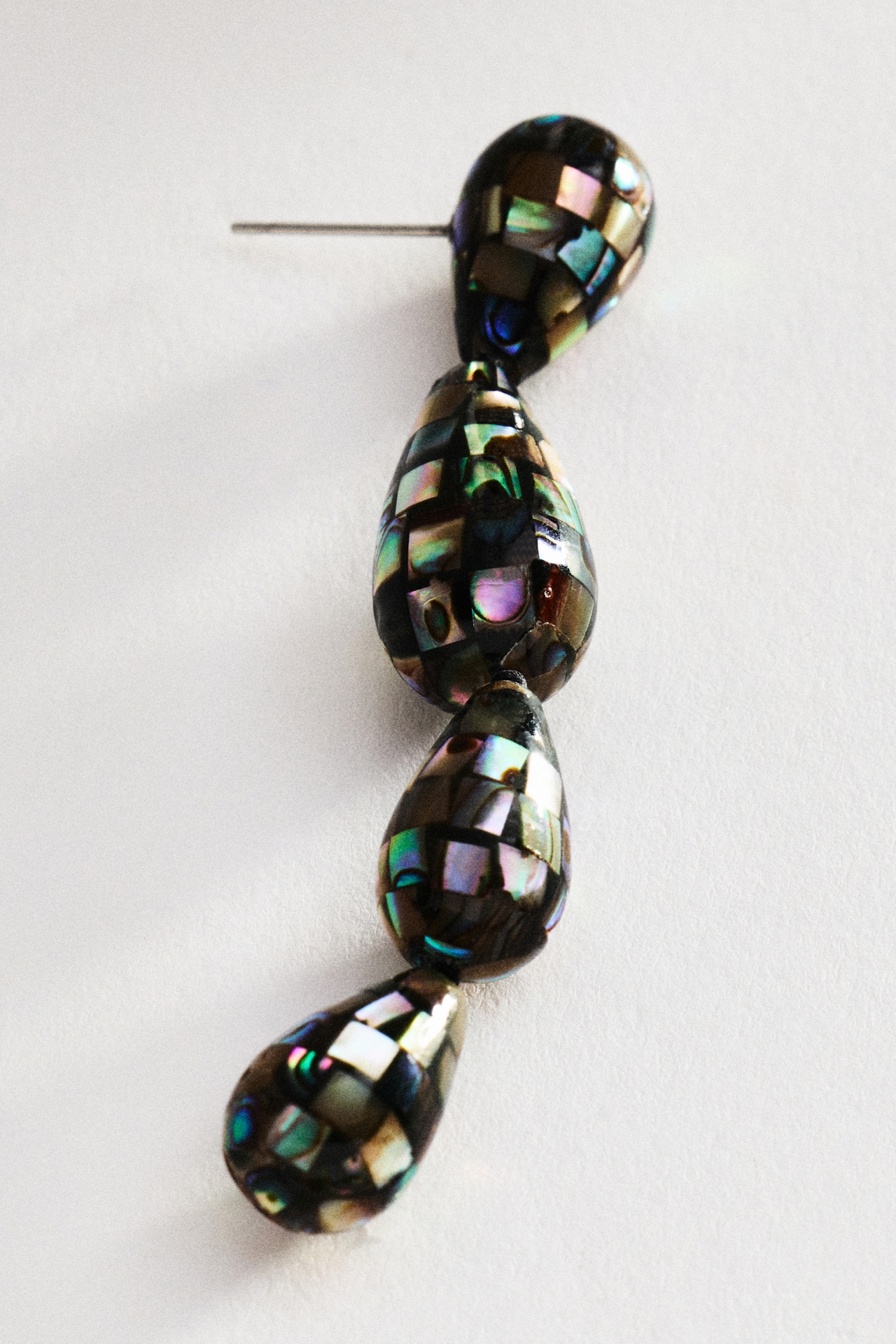 Disco Shell Drop Earrings