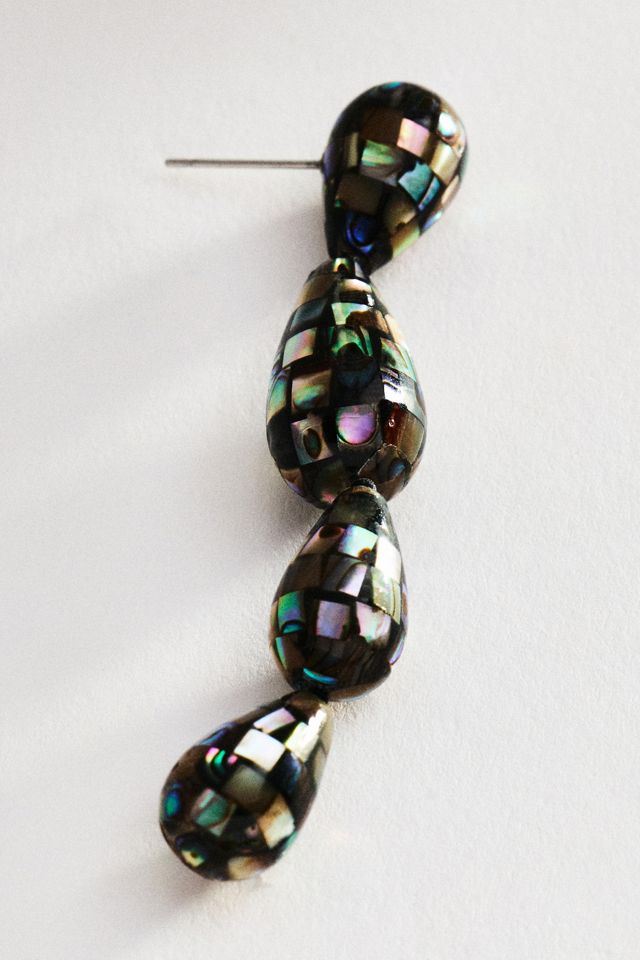 Disco Shell Drop Earrings #1