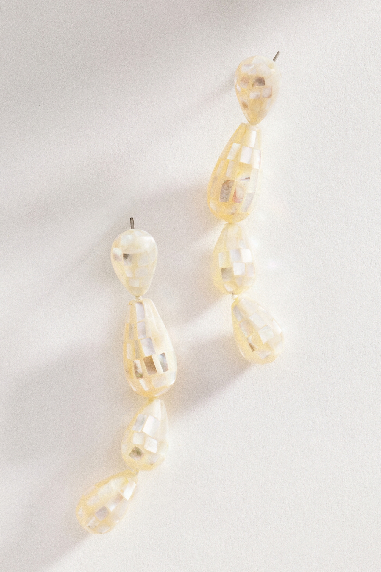 Disco Shell Drop Earrings