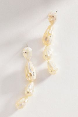 Disco Shell Drop Earrings
