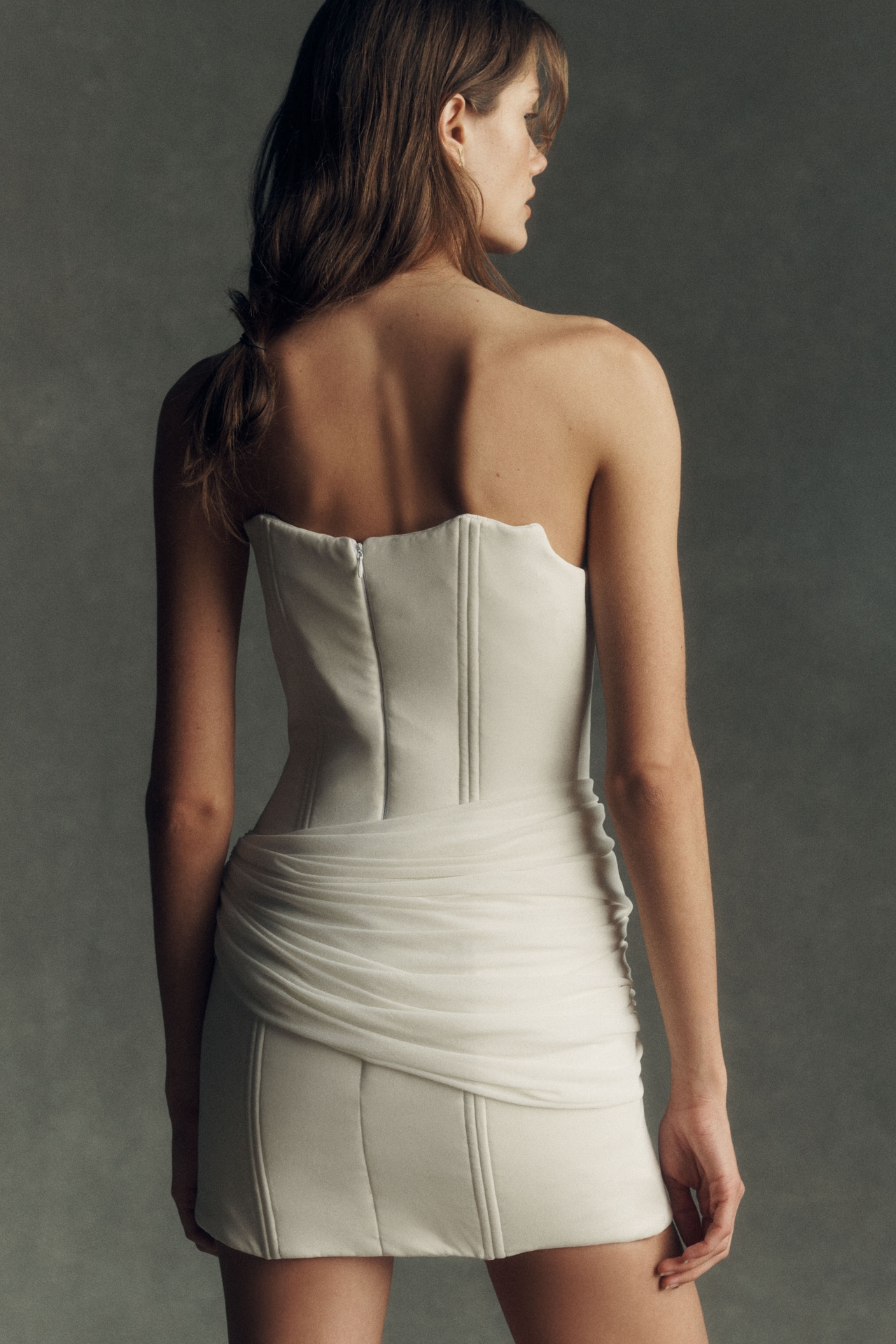 Deme by Gabriella Triana Draped Mini Dress