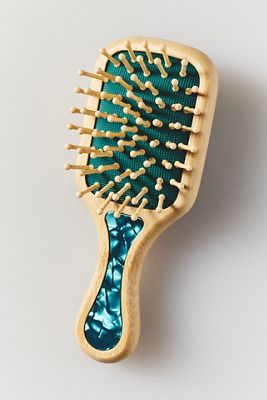 Wood Mini Paddle Brush