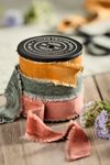 Autumn Velvet Ribbon Spools, Set of 3