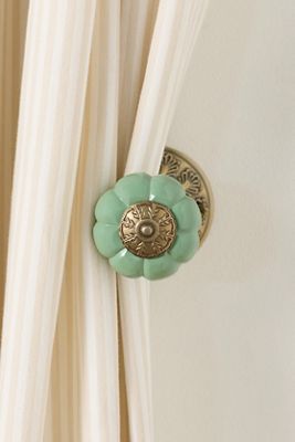 Eloise Brass Curtain Tieback