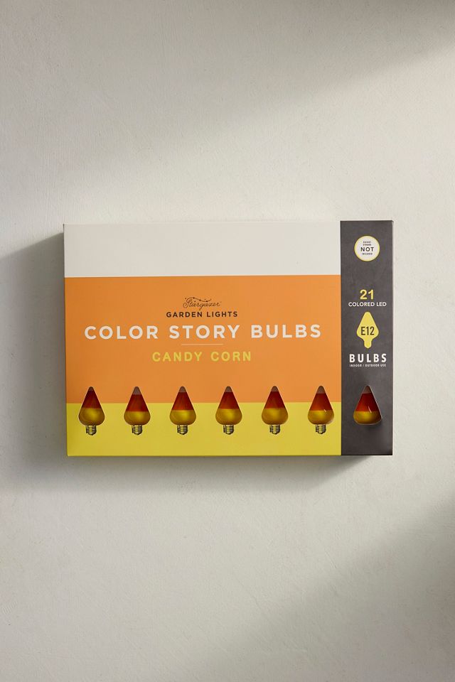Stargazer Garden Lights, Set of 21 Bulbs, Candy Corn | Terrain