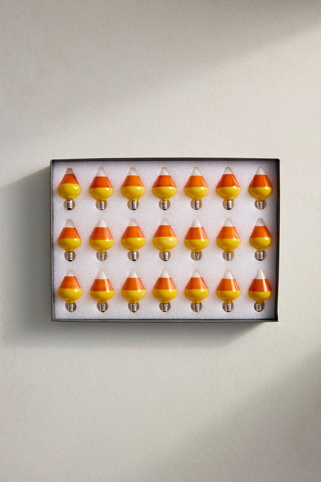 Stargazer Garden Lights, Set of 21 Bulbs, Candy Corn #4