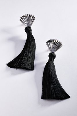 Shell Tassel Drop Earrings