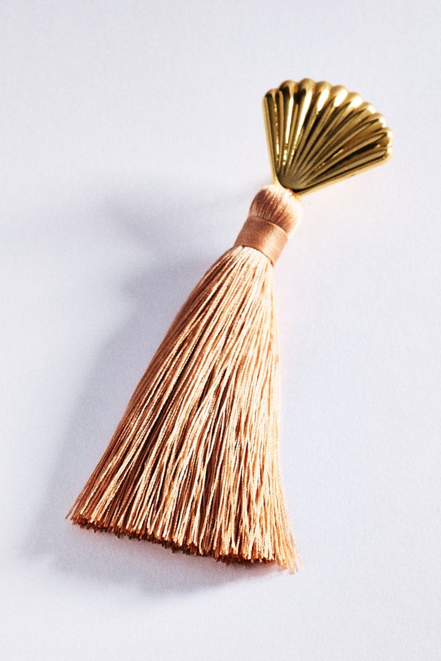 Shell Tassel Drop Earrings #1