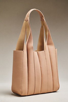 Quilted Vegan Leather Harper Tote Bag