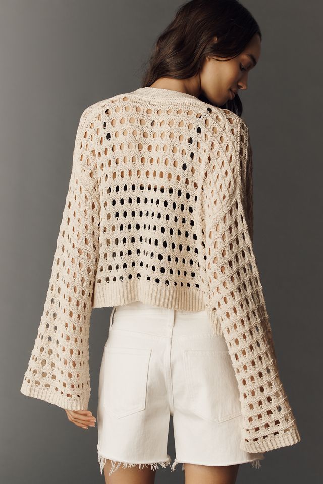 By Anthropologie Crochet Cardigan #1