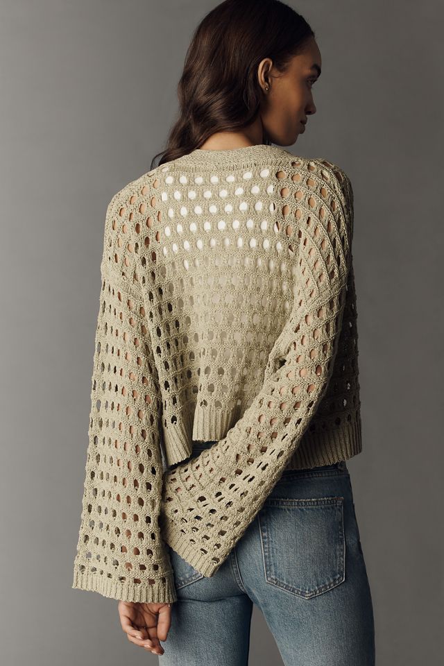 By Anthropologie Crochet Cardigan #1