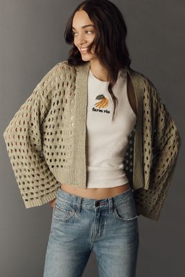 By Anthropologie Crochet Cardigan