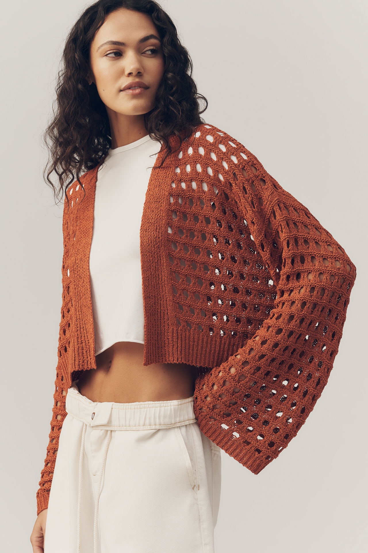 By Anthropologie Crochet Cardigan