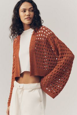 By Anthropologie Crochet Cardigan