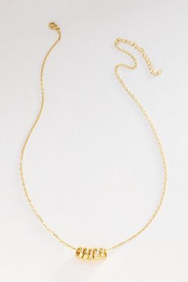 Electic Pick Oak Charm Necklace