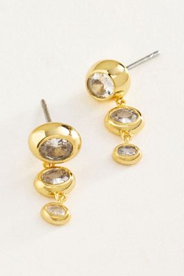 Electric Picks Crystal Rain Drop Earrings