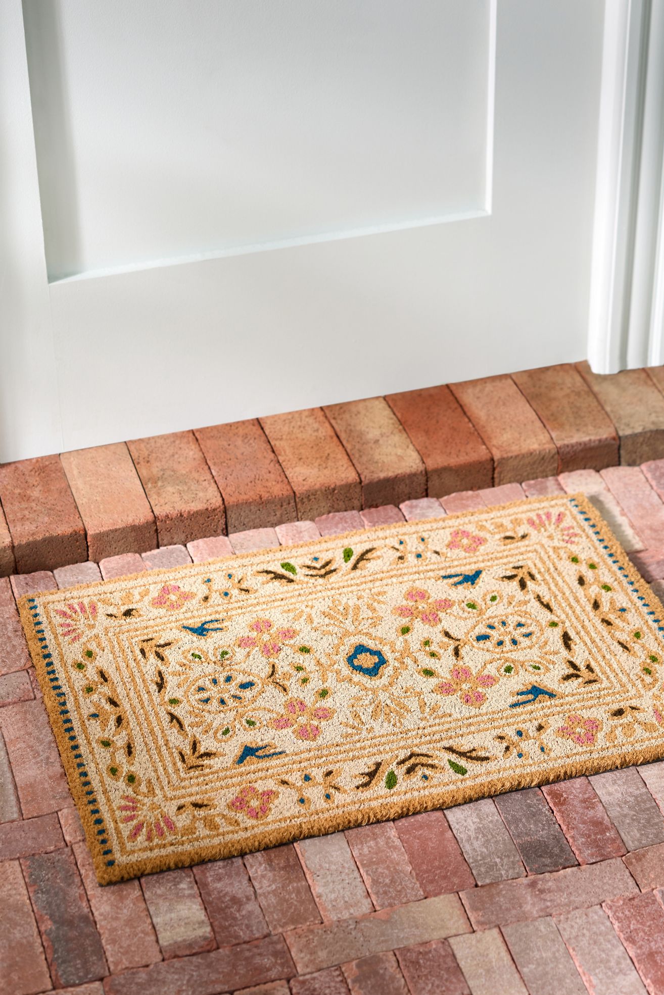 Cordell Coir Printed Doormat - Multi, 20"X30"