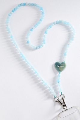 Solar Eclipse Hand-Painted Crossbody Phone Chain